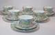 6 Vintage Shelley Melody Gilded Trios Cups Saucers Side Plates C1960s Excellent