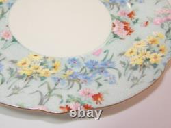 6 Vintage Shelley Melody Gilded Trios Cups Saucers Side Plates c1960s Excellent