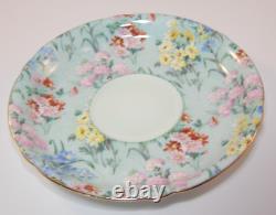 6 Vintage Shelley Melody Gilded Trios Cups Saucers Side Plates c1960s Excellent