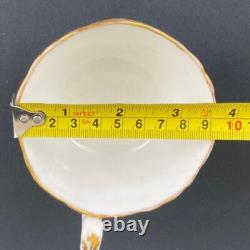 6 x Antique c1833 Copeland & Garrett True Trio Gold Gilt Tea Coffee Cup & Saucer