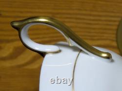 6 x John Aynsley Georgian Cobalt Patt No 7348 Tea Cups & Saucers All 1st