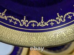 6 x John Aynsley Georgian Cobalt Patt No 7348 Tea Cups & Saucers All 1st