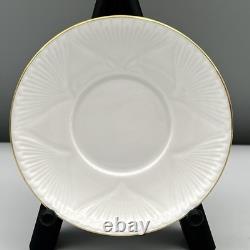 7 Sets SHELLEY Regency DELICATE WHITE GOLD TRIM Minty DEMITASSE CUPS & SAUCERS