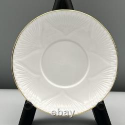 7 Sets SHELLEY Regency DELICATE WHITE GOLD TRIM Minty DEMITASSE CUPS & SAUCERS