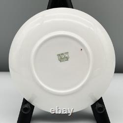 7 Sets SHELLEY Regency DELICATE WHITE GOLD TRIM Minty DEMITASSE CUPS & SAUCERS