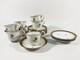 7x Gustavsberg Willhem Kage Ambassador Gold Coffee Demitasse Cups & Saucers