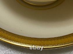8 Lenox LOWELL Footed CUPS & SAUCERS P-67 Gold Band Presidential USA 1st Quality
