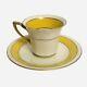8 Rosenthal Bavaria Ivory Gold Trim Porcelain Demitasse Cup And Saucers 2 1/4