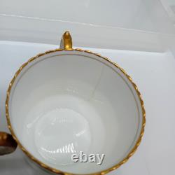 AYNSLEY Antique C. 1900 Cobalt Blue & Gold Border 39 Pcs Tea Set For 9 12
