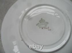 AYNSLEY ORCHARD GOLD CUP & SAUCER signed N. BRUNT & D. JONES hand painted