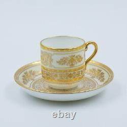 A Minton'Argyle' Patter Cup and Saucer with Gilt Marks, Perfect Condition