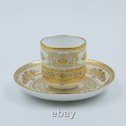 A Minton'Argyle' Patter Cup and Saucer with Gilt Marks, Perfect Condition