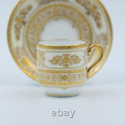 A Minton'Argyle' Patter Cup and Saucer with Gilt Marks, Perfect Condition