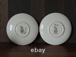 A Pair of Vintage/ Antique Royal Doulton Small Demitasse Cups & Saucers