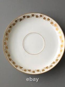 A Sevres Napoleon III porcelain cup and saucer 19th C #6