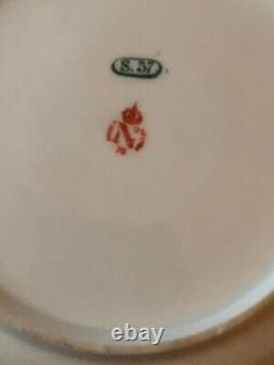 A Sevres Napoleon III porcelain cup and saucer 19th C #6