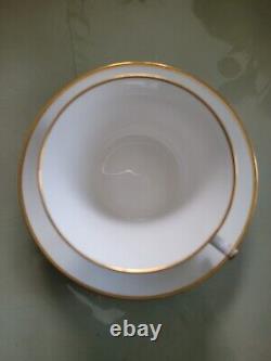 A Sevres Napoleon III porcelain cup and saucer 19th Century