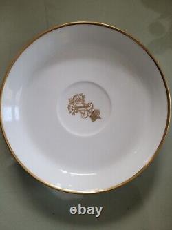 A Sevres Napoleon III porcelain cup and saucer 19th Century