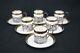 Antique(1891-1920)bishop & Stonier Epns/porcelain Espresso Set, Exquisite, Rare