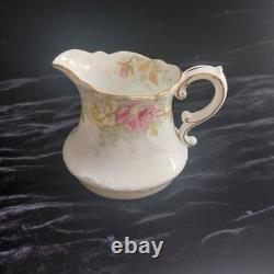 Antique Aynsley Fine Bone China Tea Set Roses Gold Trim Teacups & Saucers