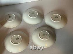 Antique Aynsley Golden Orchard Handpainted Fruit Coffee Pot/5 Cups&Saucers/C&S