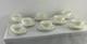Antique Coalport England Bouillon Cups & Saucers Set Of 8 White And Gold