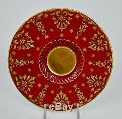 Antique Coalport Chocolate Cup & Saucer