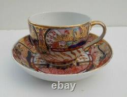 Antique Coalport Tea Cup Saucer John Rose Nelson Japan Pattern # TC4