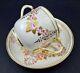 Antique Copelands Soup Cup & Saucer Made For Tiffany Roses & Gold
