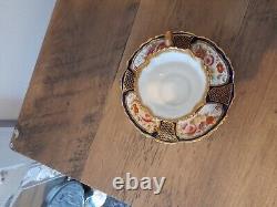 Antique Cup And Saucer Hammersley Pink Rose Gold Gilt