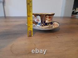 Antique Cup And Saucer Hammersley Pink Rose Gold Gilt