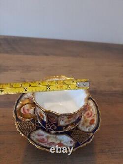 Antique Cup And Saucer Hammersley Pink Rose Gold Gilt