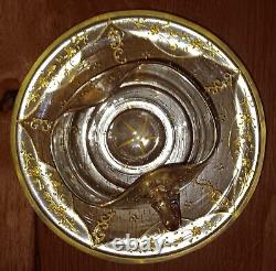 Antique Demitasse Gold Encrusted Teacups & Matching Saucers 8 Piece Lot