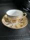 Antique English Spode Porcelain Tea Cup & Saucer Fine Hand Gilding C. 1810