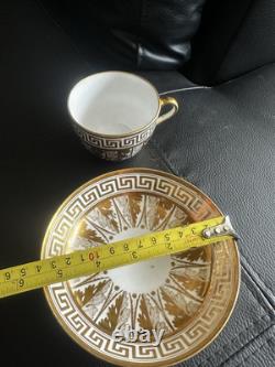 Antique English Spode Porcelain Tea Cup & Saucer Fine Hand Gilding C. 1810