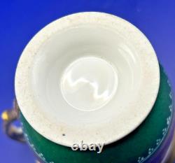 Antique French Empire Old Paris Porcelain 22K Gilded Coffee Cup and Saucer