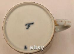 Antique Furstenburg Coffee Cup & Saucer, 18th Century