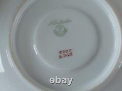 Antique Golden Baskets Noritake Japanese Teaware Set, Tea Cup & Saucer Set of 6