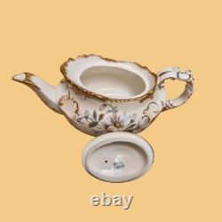 Antique Hammersley & Co 1887 1912 Floral Gilded 10 Piece Coffee Set, RARE