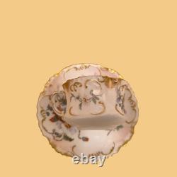 Antique Hammersley & Co 1887 1912 Floral Gilded 10 Piece Coffee Set, RARE