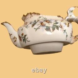 Antique Hammersley & Co 1887 1912 Floral Gilded 10 Piece Coffee Set, RARE