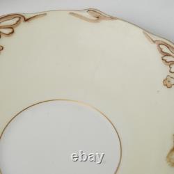 Antique Hermann Ohme Clairon Old Ivory XVI 16 Demitasse Cups & Saucers Set of 5