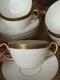 Antique Hohenberg 1814-1914 Bavaria 5! Cups & Saucers 22k Gold