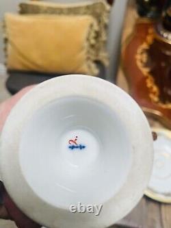 Antique KPM Berlin Cup And Saucer Circa 1850, Dein Gluck Mein Wunsch