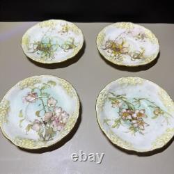 Antique K St T Silesia Bailey Banks Biddle Teacup Saucer Set 19thC 8 Piece