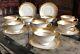 Antique Lenox Lowell-cream Border 8 Cup&saucer Set Green Back-stamp 1906-1930