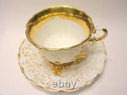 Antique Meissen Gilded Cup & Saucer With Floral Decorations Best Offer- 2 Of 2