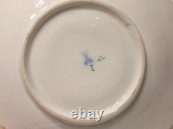 Antique Meissen Gilded Cup & Saucer With Floral Decorations Best Offer- 2 Of 2