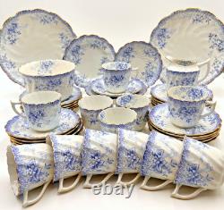 Antique Redfern & Drakeford Bone China Tea Set for 12, 1870-1895
