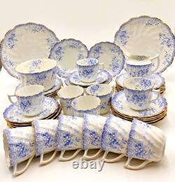 Antique Redfern & Drakeford Bone China Tea Set for 12, 1870-1895